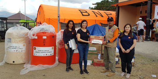 Korban gempa Lombok dapat bantuan senilai Rp 300 juta dari Harita Group