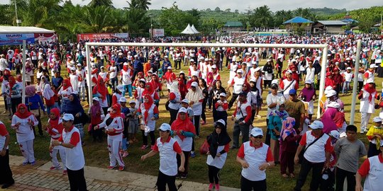 Hadir di perbatasan, Pupuk Indonesia rayakan HUT RI di Pulau Sebatik