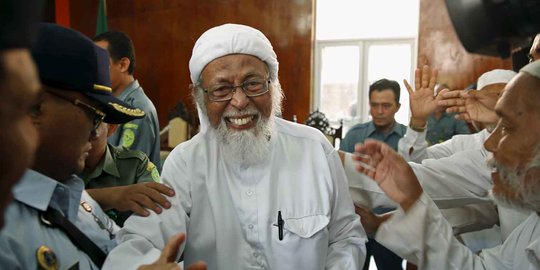 Abu Bakar Ba'asyir terima remisi 4 bulan di HUT RI ke-73