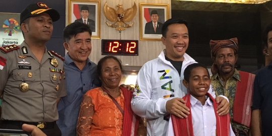 Diterima Menpora, Jhoni akan diajak nonton Asian Games dan bertemu Presiden Jokowi