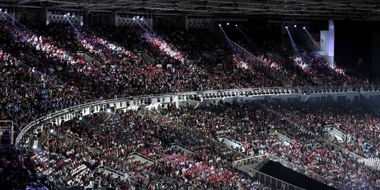 Gemerlap Stadion GBK dipadati ribuan penonton Asian Games 2018