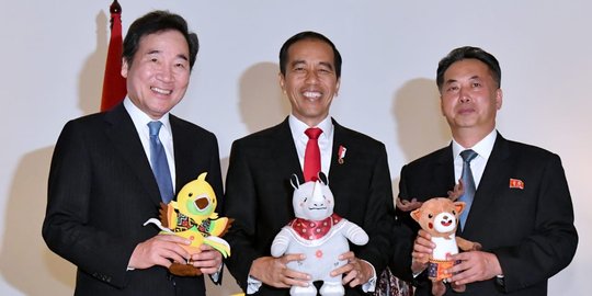 Jokowi sebut Asian Games jadi momen penting perdamaian Korsel-Korut