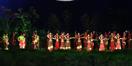 Pesona tarian nusantara dalam pembukaan Asian Games 2018