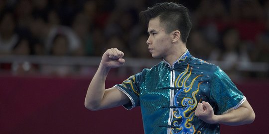 Atlet wushu sumbang medali pertama untuk Indonesia
