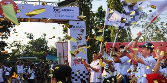 Askrindo dan Danareksa gelar jalan sehat di Kuala Kapuas