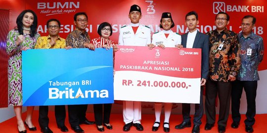 Bank BRI apresiasi prestasi Tim Paskibraka Nasional 2018