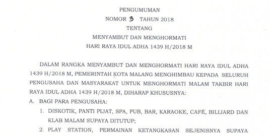 Plt Walkot Malang moratorium izin edar minuman beralkohol