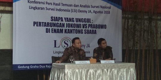 LSI Denny JA: Jokowi-Ma'ruf 52,2%, Prabowo-Sandi 29,5%, sisanya belum memutuskan