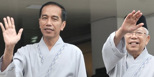 LSI Denny JA: Pilih Ma'ruf Amin, elektabilitas Jokowi malah turun
