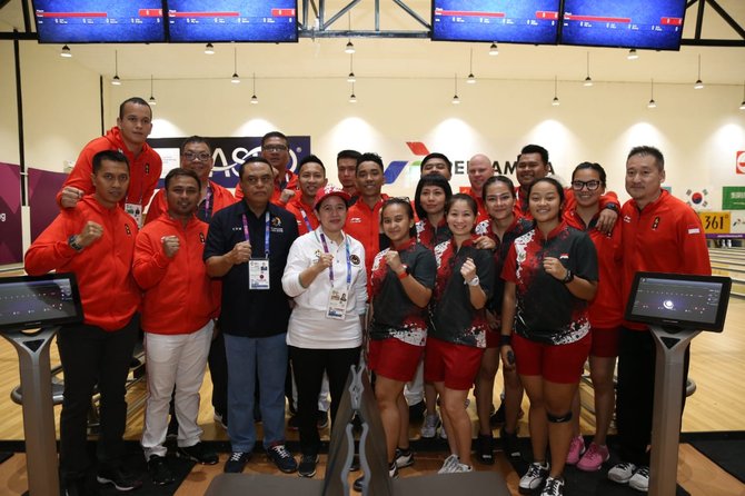 menko puan sambangi jakabring