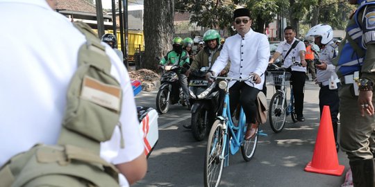 Polisi sebut Ridwan Kamil adang pemotor yang hindari razia pakai sepeda