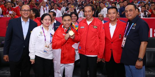 Atlet angkat besi Indonesia sumbang emas, ini tanggapan Menko Puan