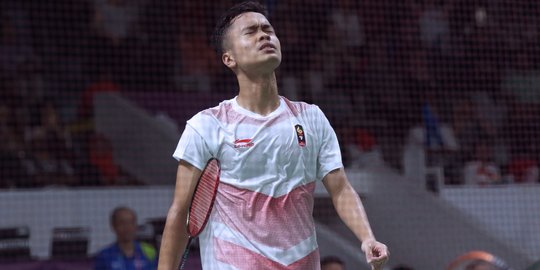 Anthony Sinisuka Ginting gagal amankan poin untuk Indonesia