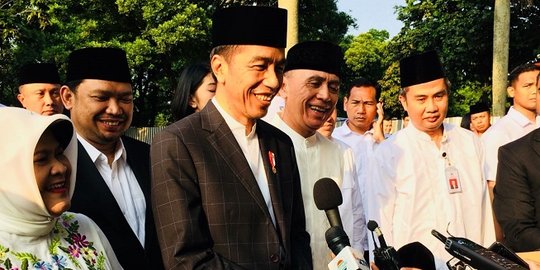 Jokowi kurban sapi brahman di Cibinong