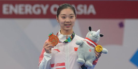 Dua atlet wushu China rebut medali emas