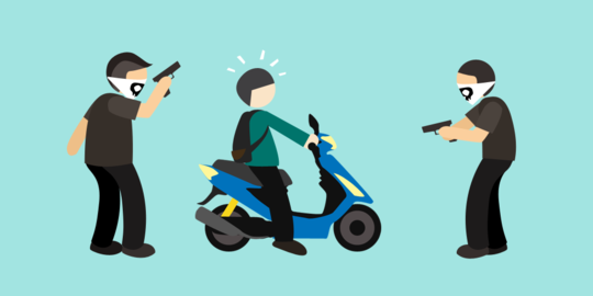 Komplotan begal serang penjaga hewan kurban di Bandung