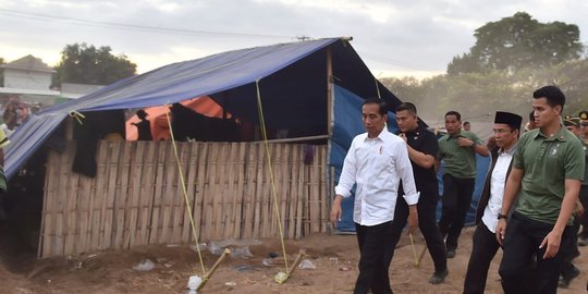 Sudah teken Inpres, Jokowi segera bertolak kembali ke Lombok