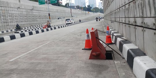 Polisi selidiki hilangnya penutup gorong-gorong underpass Mampang