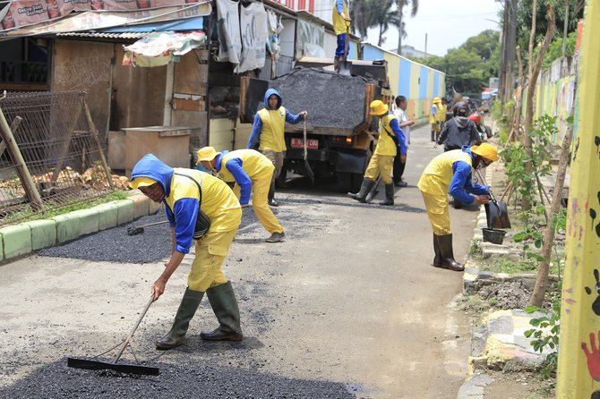 perbaikan infrastruktur di kota tangerang