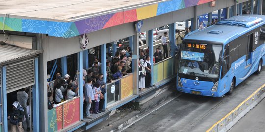 Transjakarta tetap beroperasi saat pelaksanaan maraton Asian Games