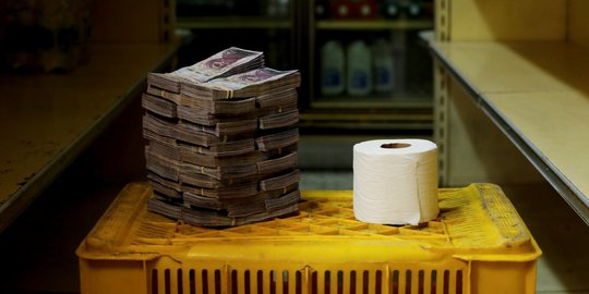 Harga tisu toilet di Venezuela kini 2,6 juta bolivar