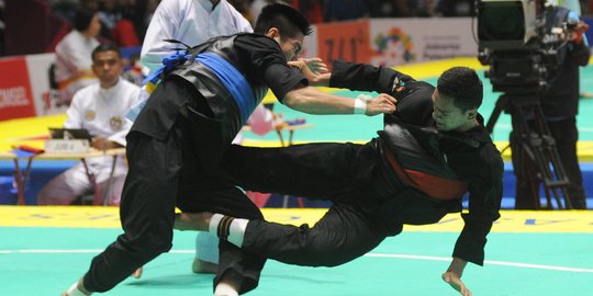 Hajar pesilat Vietnam, Aji Bangkit Pamungkas lolos ke babak final