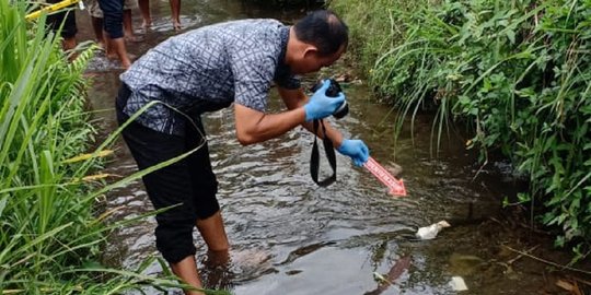 Parwata temukan orok di saluran irigasi saat antar istri ke sawah