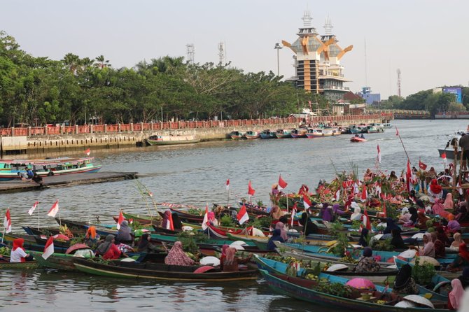 malam puncak festival pasar terapung 2018