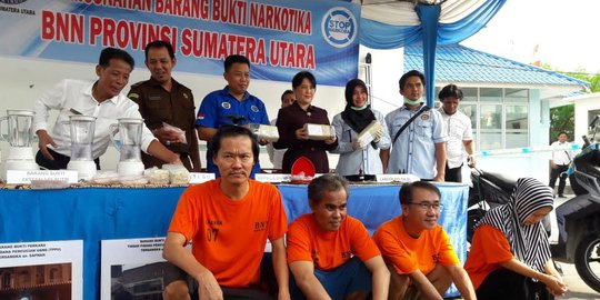 BNN Sumut gagalkan peredaran 5 kg sabu yang dikendalikan dari lapas