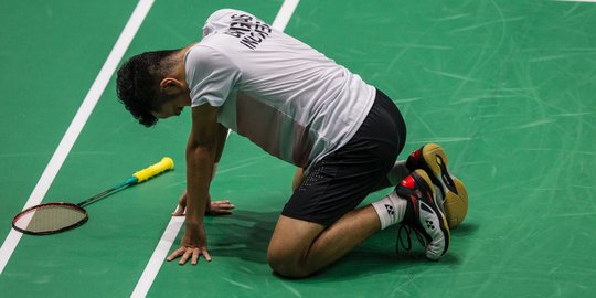 Kekecewaan Anthony Ginting gagal menembus final Asian Games 2018