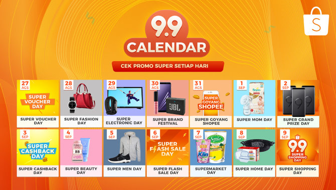 shopee 99 super shopping day resmi diluncurkan