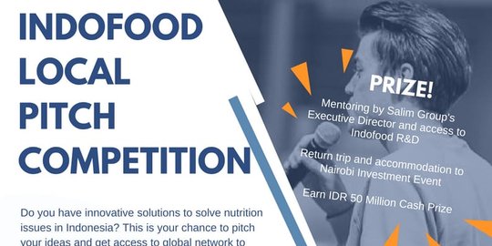 Indofood Local Pitch Competition, kompetisi startup khusus masalah gizi