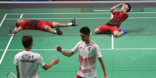 Reaksi Kevin/Marcus raih emas Asian Games 2018