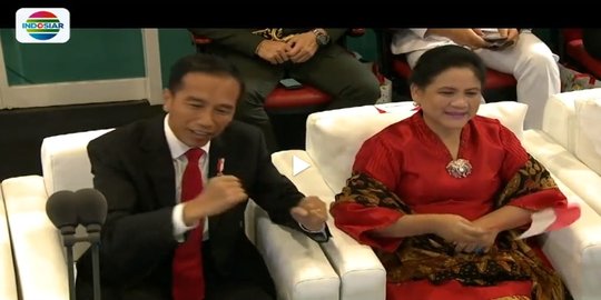 Viral Jokowi nobar di pos polisi bukti antusiasme Presiden ke Asian Games