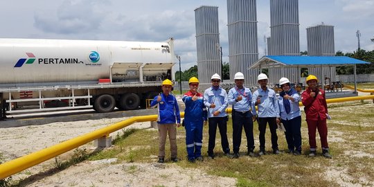 Pertamina pasok LNG untuk industri di Dumai