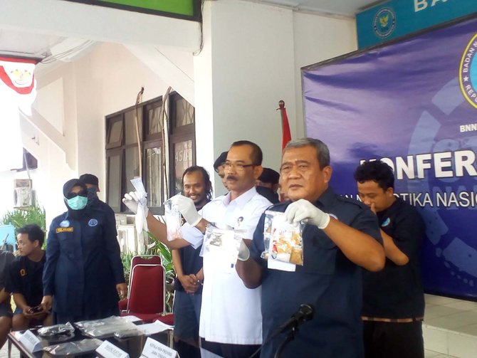 kepala bnnp jateng gelar perkara kasus narkoba yang dikendalikan napi