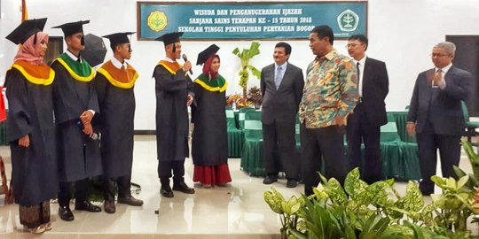 Mentan ajak wisudawan STTP Bogor bangun pertanian Indonesia