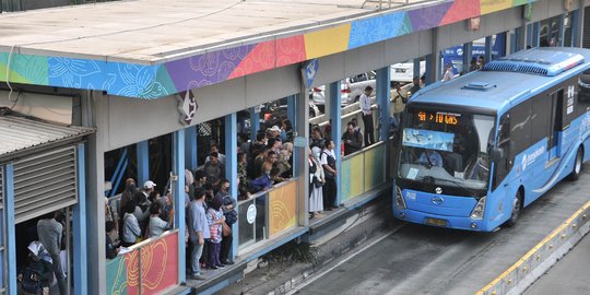 Bus Transjakarta gratis hanya untuk pemegang tiket dan id card Asian Games