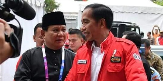 Jokowi-Prabowo pelukan di Asian Games, JK harap bisa bersaing fair di Pilpres