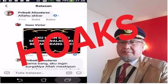 Pilot Lion Air polisikan netizen penyebar hoaks izinkan Neno Warisman pakai mikrofon
