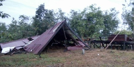 Tujuh desa di Kutai Timur disapu angin kencang, 248 rumah rusak