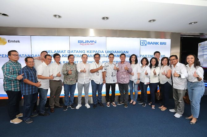 penandatanganan memorandum of understanding mou layanan perbankan dan digital partnership