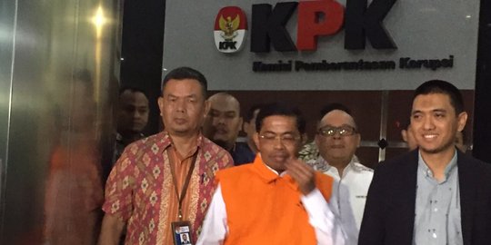 Usai diperiksa, Idrus Marham langsung ditahan KPK