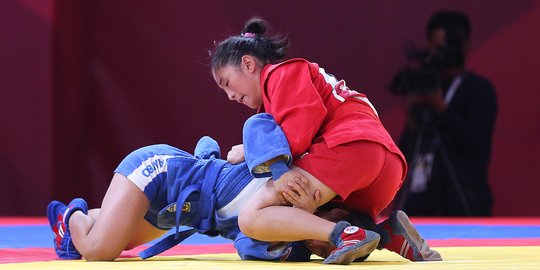 Putri Indonesia tersingkir di semifinal sambo Asian Games