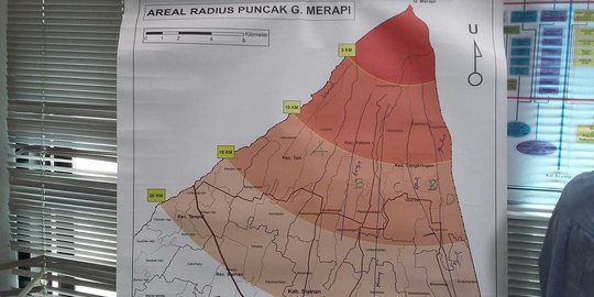 10 Alat peringatan dini di Gunung Merapi rusak