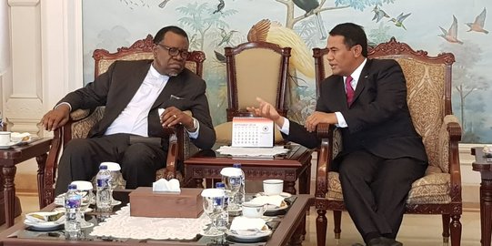 Presiden Republik Namibia apresiasi Indonesia mampu swasembada beras & ekspor jagung