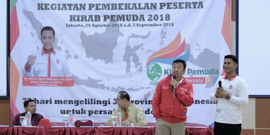 Menpora beri pembekalan peserta Kirab Pemuda 2018