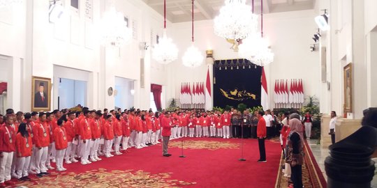 Jokowi: Dulu kita target 16 emas banyak sangsi, pesimis