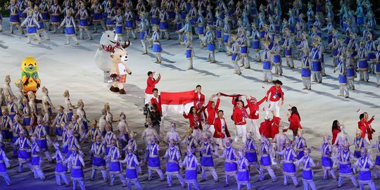 Mengingat saat Merah Putih & Indonesia Raya menggema di penutupan Asian Games 2014