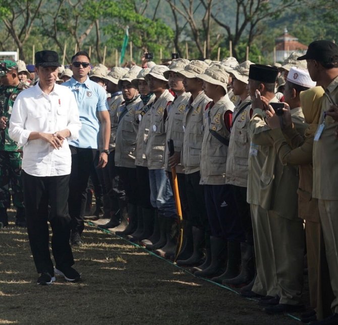 jokowi apel siaga di lombok